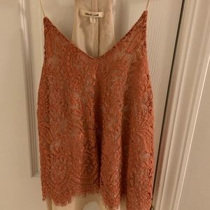 orange summer time blouse